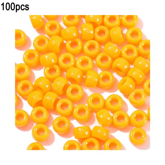 

100 шт./набор DIY Акриловые Свободные Бусины Сквозные Ручной Работы Браслеты Ожерелья Изготовление Ювелирных Изделий Красочные Разделительные Бусины Набор Аксессуаров для Рукоделия