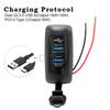 3 Port Car Chargers With Double QC3 0 18W And PD3 0 30W For RVs Truck Boat Easy Installation Dustproof Cover