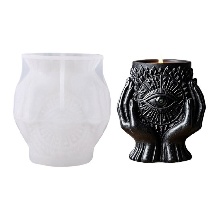 

Strong Silicone Ornament Mold Handmade Resin Eye Containers Moulds Perfect for Hand-Making Jewelry Storage and Deck 1