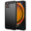 Protective Case for Samsung Galaxy Xcover 7 Pro - Black, Carbon Fiber Texture, Brushed Finish