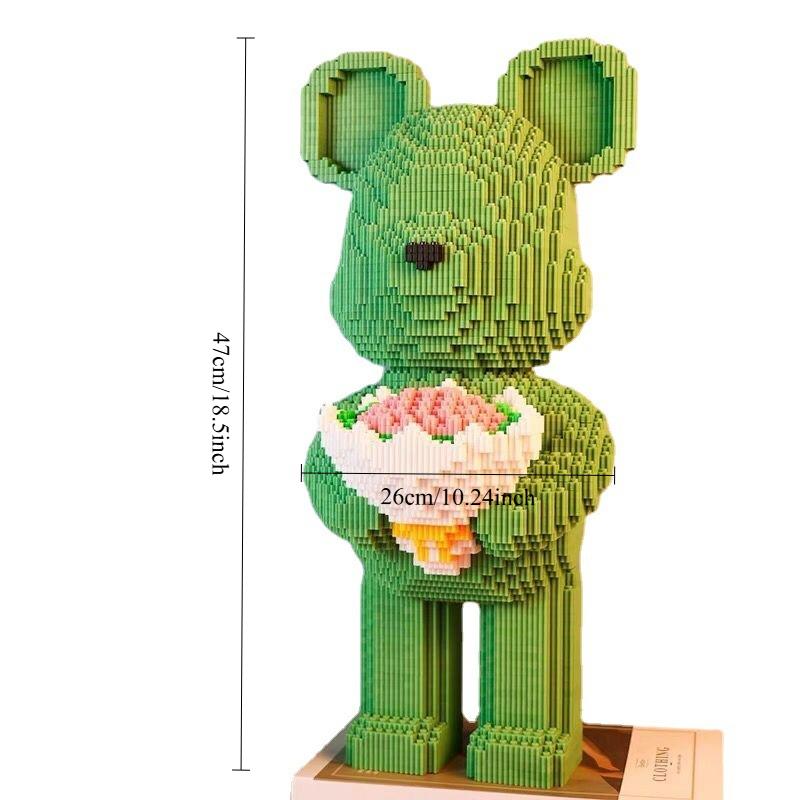 1PACK oversized building block bear compatible Lego building block granular toy assembly boy birthday gift