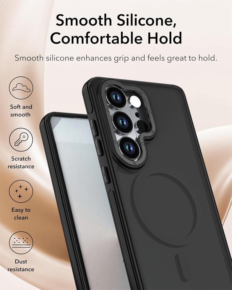 Dual-Color Magnetic Samsung S26 Ultra Phone Case Compatible with S25, A17, A07 Frosted S24+, A55