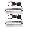 NEW-2Pcs 42LED Boat Drain Light Boat Transom Light Blue Underwater Pontoon Marine Light