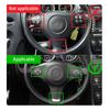 Real Soft Carbon Fiber Trim Sticker For Mercedes Benz SLK R171 2004 2005 2006 2007 2008 2009 2010 Steering Wheel Accessories