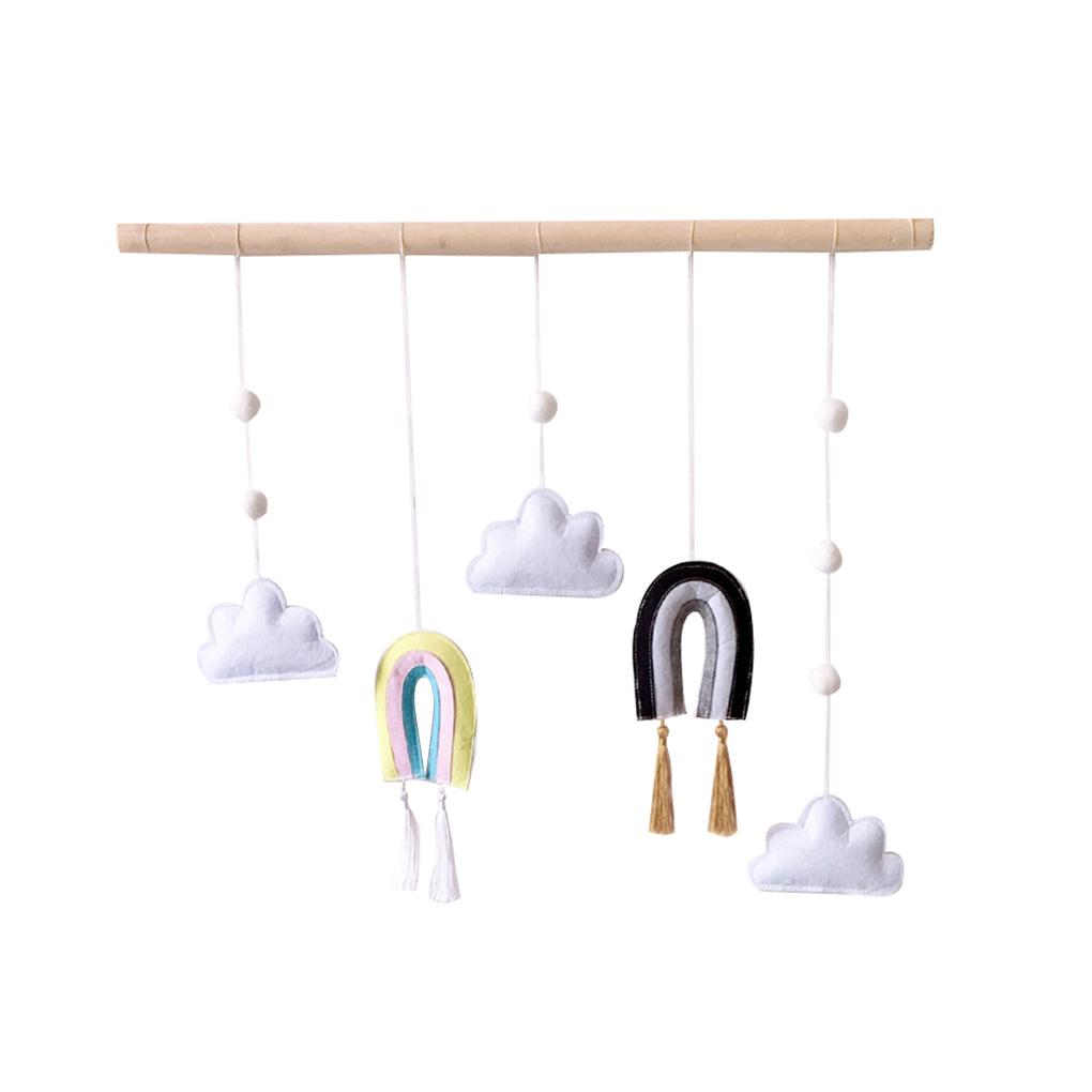 Baby Room Decor Rainbow Cloud Wall Decorations Photography Props Gifts