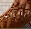 Rattan Cat Villa: Washable, Year-Round Cat House & Dog Bed