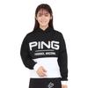 Ping Apparel Women's Sweatshirt Hoodie (Brand Logo, Heat Retention) / Golf / 622-3262800 010_Black, Size LL