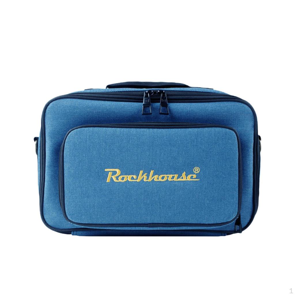Guitar Effects Pedal Board Bag Case Organizer for Daily Transport