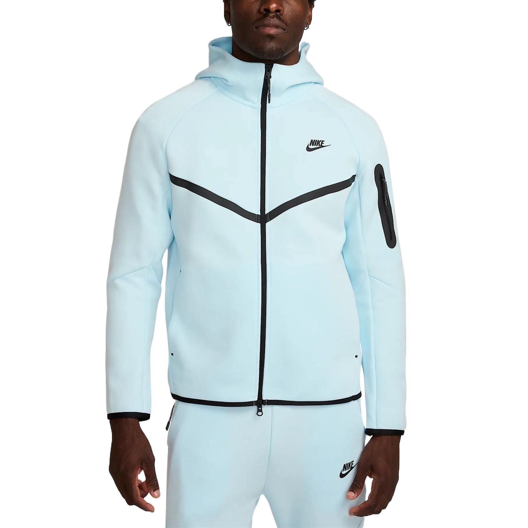

Nike Tech Full-Zip Windrunner Hoodie Glacier Blue Men Tops HV0949-474 L