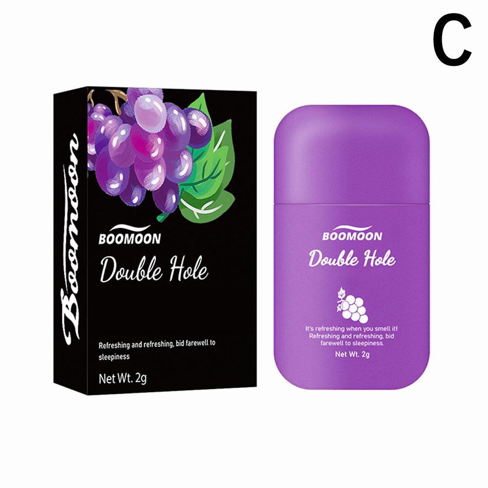 1/3/4PCS New High-end Vital Refreshing Energizing Aromatherapy Nasal Inhaler Fruit Essential Oils Boost Work Focus & Energy