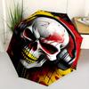 1pc Headphones of Death Automatic Opening and Closing Folding - A Good Choice for Gifts, Fashionable and Convenient Umbrella With Cute Cartoon Ch