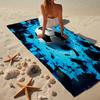 Soccer Ball Bursting Through Beach Towel, Super Soft Microfiber, Gift for Her/Him, Birthday, for Pool, Beach, Travel, Home Decor Fan Gifts