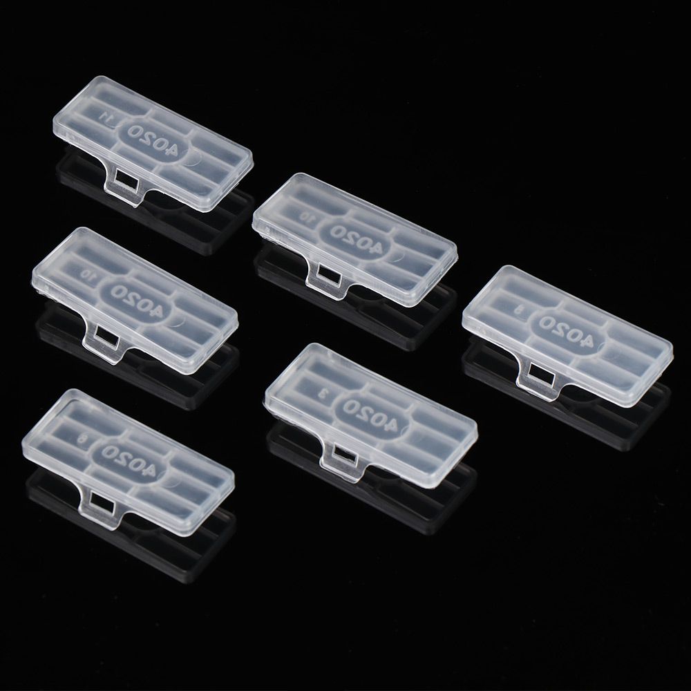 50Pcs Transparent Waterproof Network Marker Tool Display Sign Tag Box Fiber Organizers Identification Tags Cable Labels
