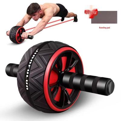 Břišní kolo / Váleček na břišní svaly: Fitness vybavení pro muže a ženy, ideální pro posilování středu těla a cvičení.