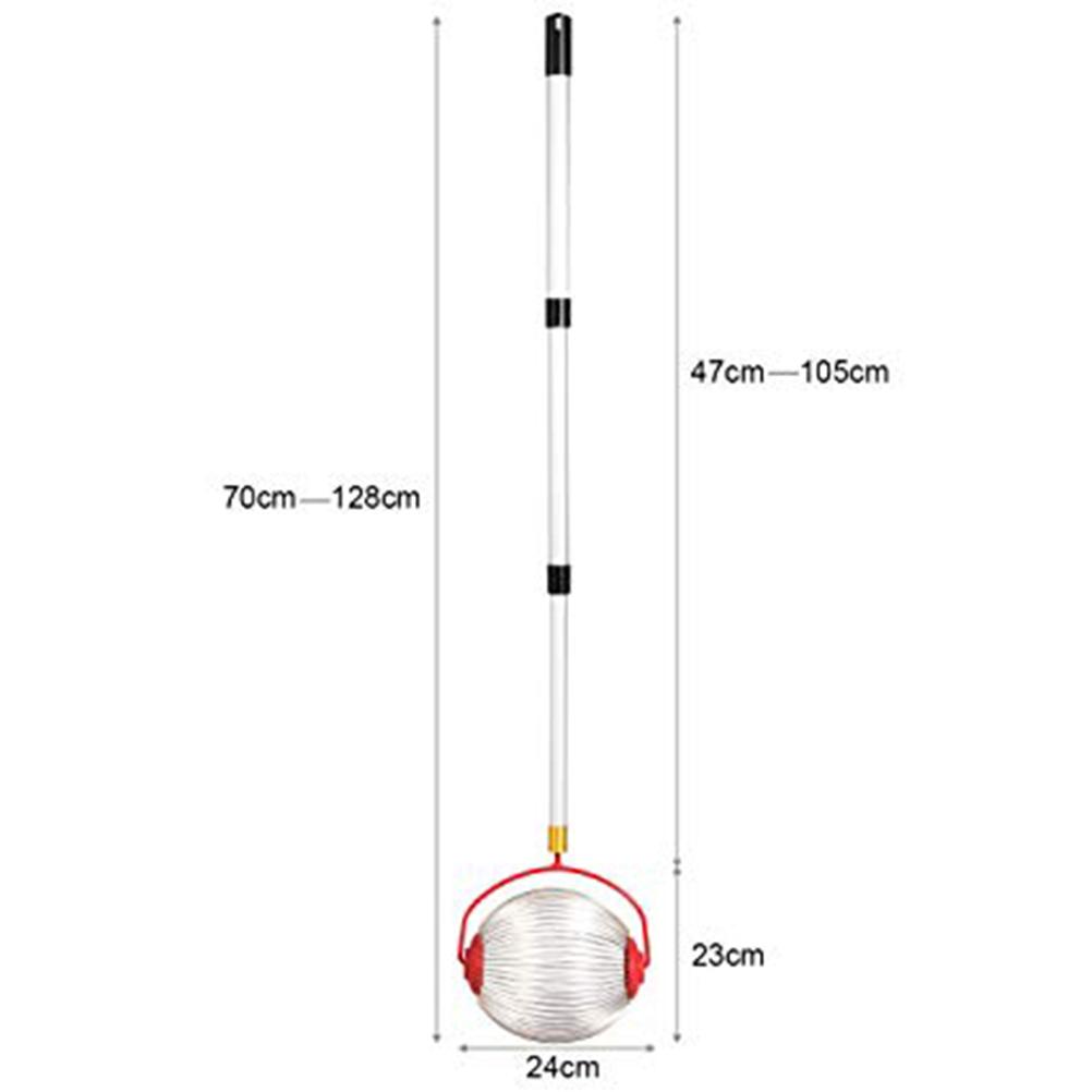 Nut Gatherer Adjustable Lightweight Rolling Nut Picker Collector for Lawn Garden