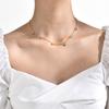 Chic CZ Stone Chain Necklaces For Women, Stainless Steel AAA Cubic Zirconia Pendant Necklace, Trendy Jewelry To MOM Girls Lover