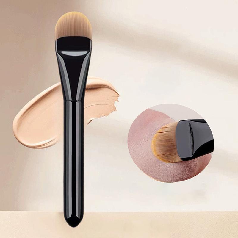 Flat-Headed Foundation Brush Professional Portable And Easy-To-Clean Makeup Brush