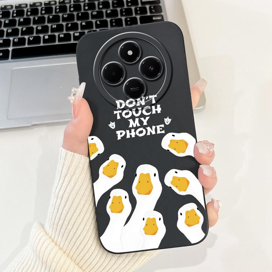 For Xiaomi Redmi 14C Case PocoC75 Cute Panda Cartoon Cover Soft TPU Phone Case For Xiaomi Poco C75 C 75 Redmi14C Back Cover Bags