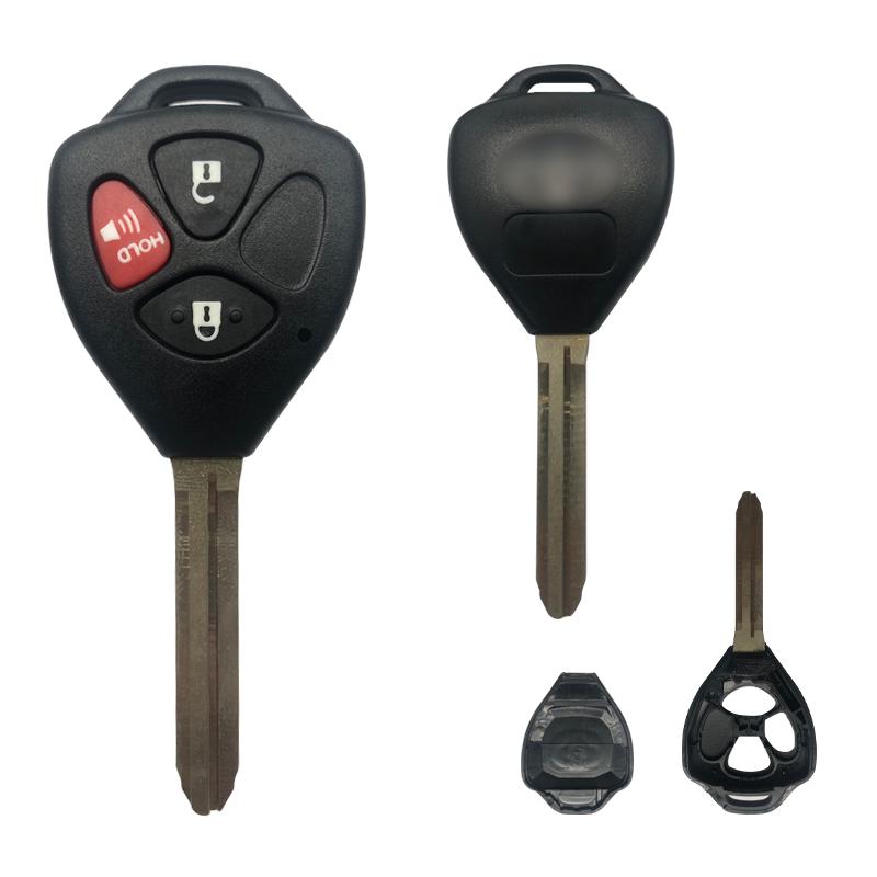 Toyota TOY47 Remote Key Shell for Corolla, RAV4, Camry