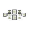 SONGMICS Picture Frames Set of 10 Photo Frames - Two 8" x 10" (20 x 25 cm), Four 5" x 7" (13 x 18 cm), Four 4" x 6" (10 x 15 cm), Black