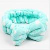 Fashion Girls Bowknot Hair Band Bath Face Headband Makeup Shower Elastic Band