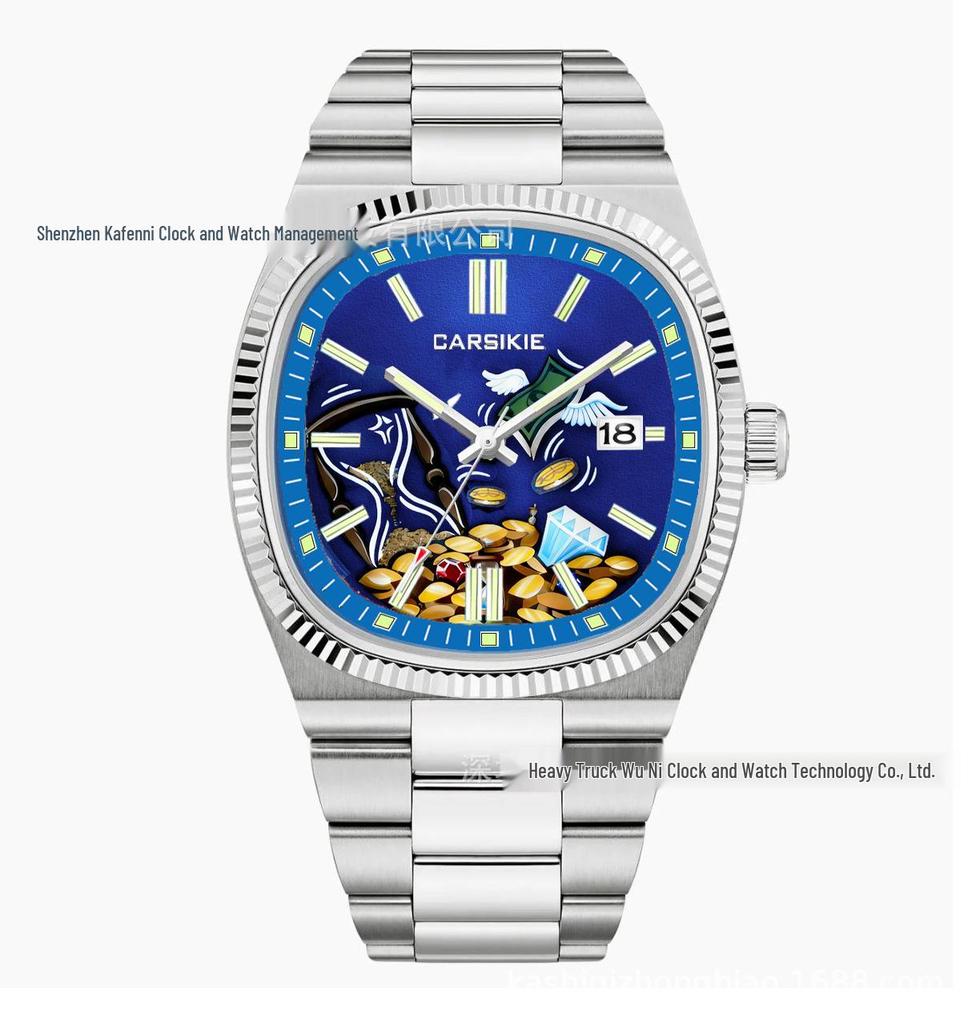 Montre Quartz Cartoon Graffiti Tendance Nationale: Grand Cadran pour Enfants et Hommes
