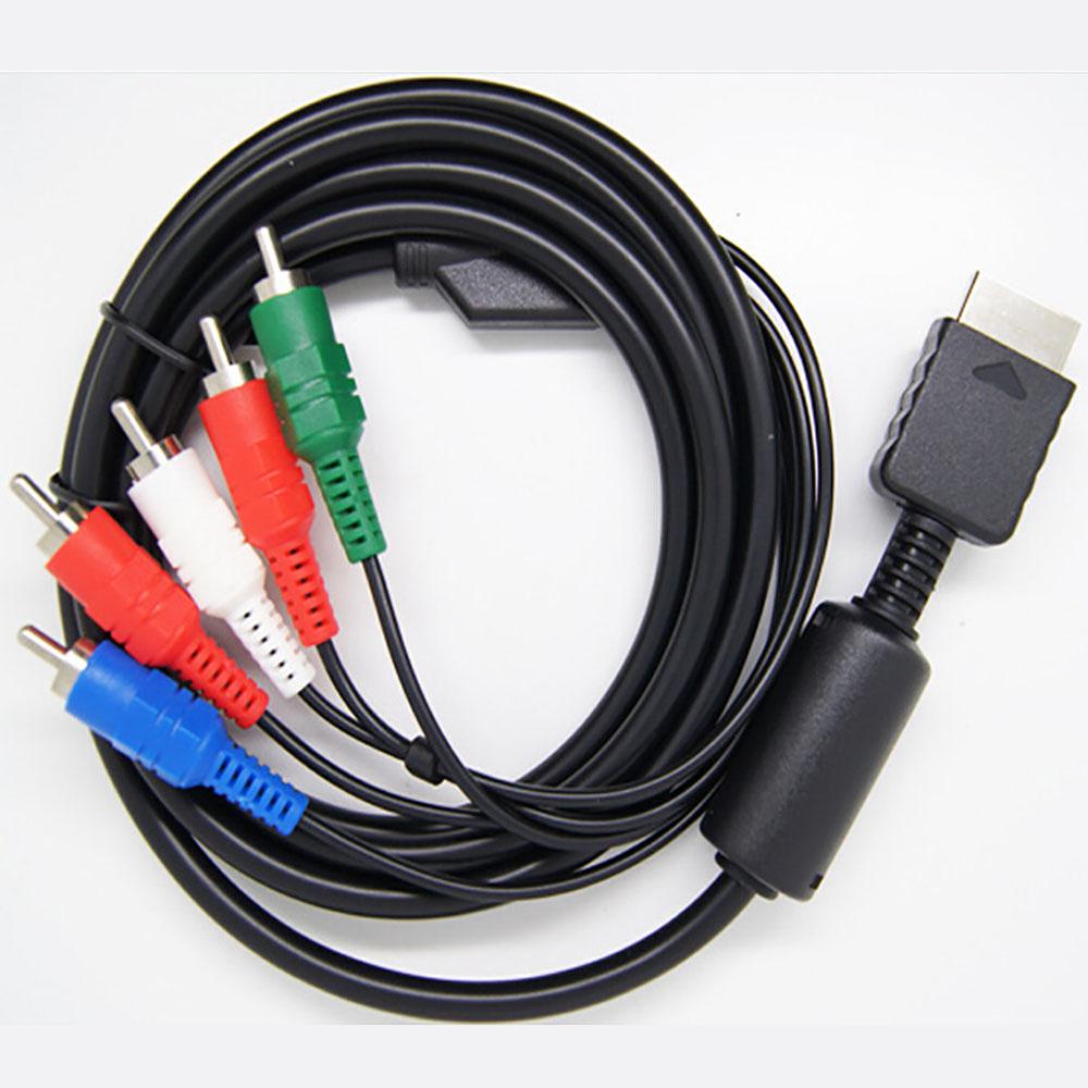 HD Component RCA AV Video-Audio Cable Cord for PS2 PS3 Slim 5.9Ft