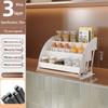 Non-Drill Kitchen Cabinet Pull-Down Spice Rack