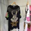 Camicette e camicie con scollo a V e maniche a 1/2, casual, estive e primaverili, da donna