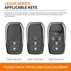 Car Key Case Full Cover Key Shell For Lexus Alphard Toyota Corolla Land Cruiser 200 Prado Crown Yaris Sienna Cross Hilux Camry