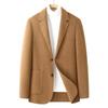 Autumn and Winter New Wool Suit Hand-sewn Double-sided Woolen Suit Men's Slim Suit Wool Jacket Men's Clothing