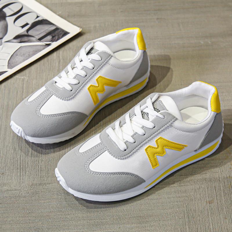 Fashion 2024 Trend Women Autumn Lightweight Fashion Designer Casual Sneakers Women Comfortable Lace Up Walking Shoes Zapatillas De Mujer