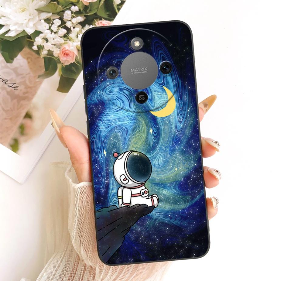For Honor X9d Case MTN-NX1 Cute Dinosuar Cartoon Cover Soft TPU Phone Cases For Honor Magic 8 Lite X 70 HonorX70 HonorX9d Fundas