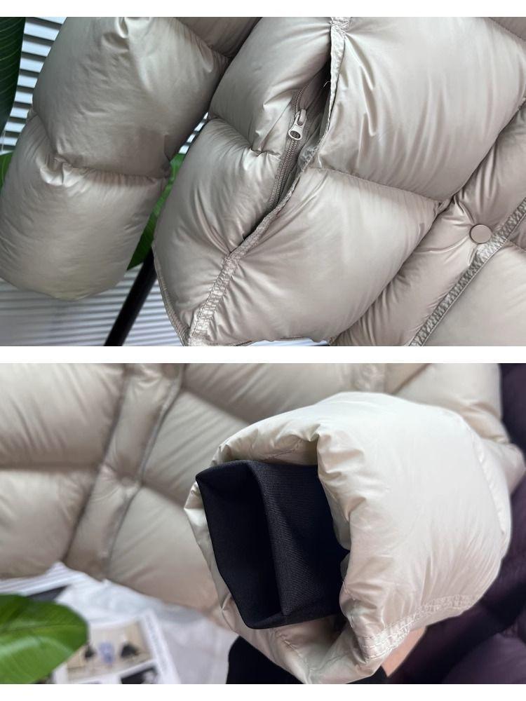 Nuevas Parkas 2025 Mujer Invierno Plumón Algodón Chaqueta Abrigo Señoras Exterior con Capucha Parka Acolchada de Algodón Gruesa Femenina Cálida Sobretodo Tops