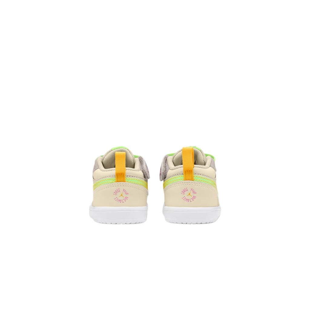 Jordan 1 Leather Low Alt Sneaker Baby Sneaker Yellow HQ5776-001