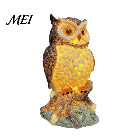 Decorative Animal Sculpture Desk Light 3D LED Night Light, Resin Dolphin Owl Lion Table Unique Gift for Boys And Girls Lamp, USB Decor Bedroom,