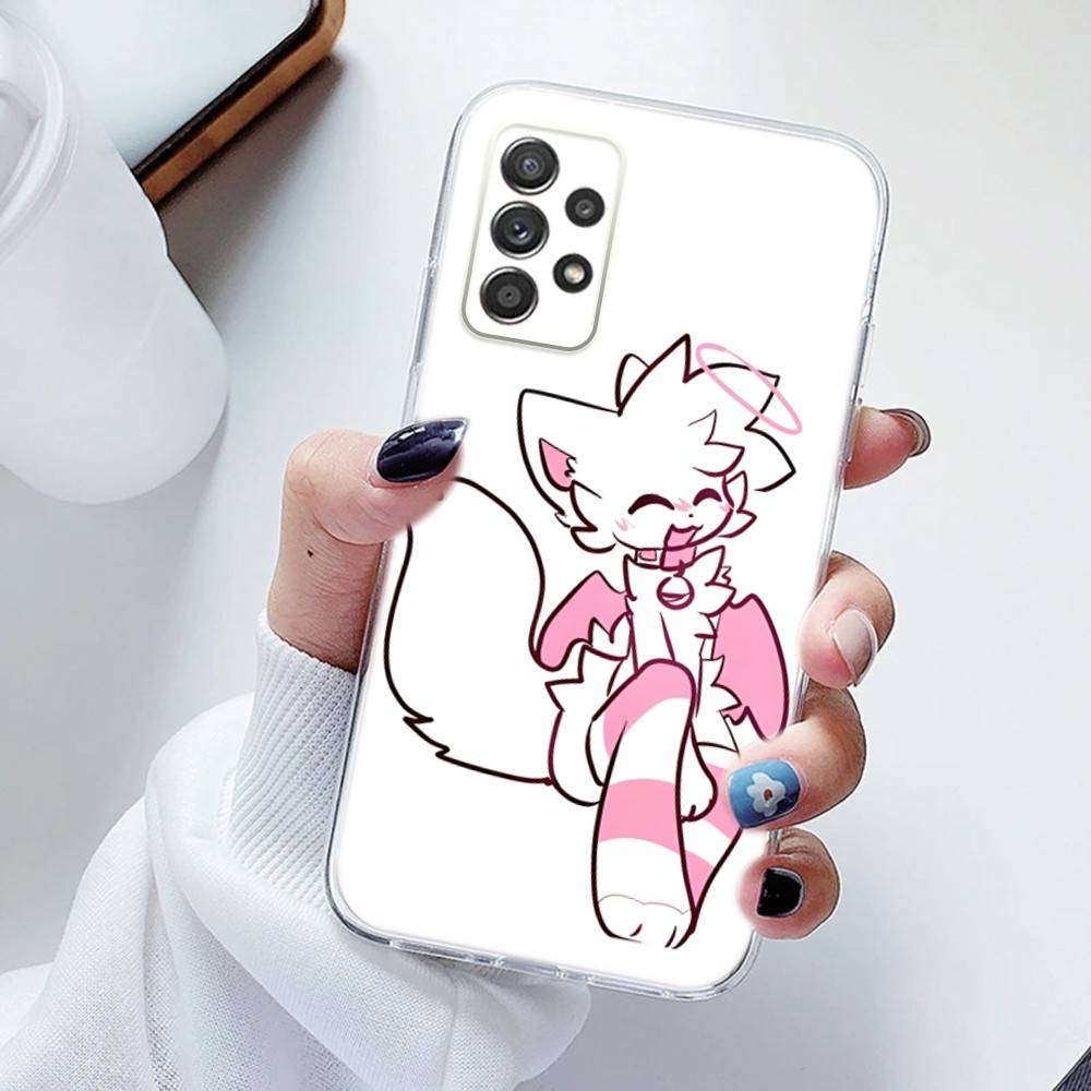 Cute B-Boykisser Phone Case Silicone For Samsung S30,23,21,22,20 FE lite,S10,9,PIus Note20ultra Soft Transparent