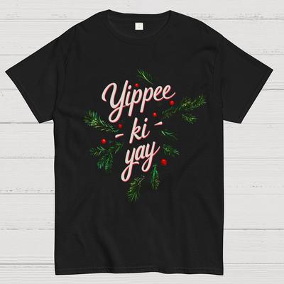 Yippee-Ki-Yay Unisex 100% Cotton Geek T-shirt