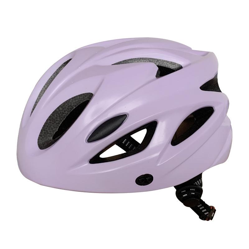 

Мужские и женские велосипеды для велоспорта на открытом воздухе, роликовые коньки, шоссейные велосипеды, шлемы-однодневки и цельные шлемы one size светло-фиолетовый