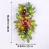 Christmas Bow Upside Down Tree Garland Staircase Christmas Decoration
