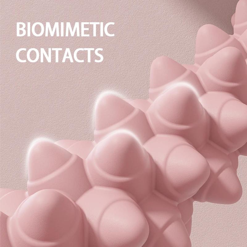 Massage Stick Yoga Fitness Wolf Teeth Muscles Massage Stick Calves Thighs Quadriceps Arm Forearm Relaxation Artifact Roller 48cm