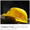 12Pcs Safety Toys Engineering Hats For Bright Plastic Playthings Construction Party Supplies Festive Event