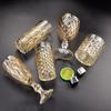 Gold-Rimmed Crystal Glass Drinkware