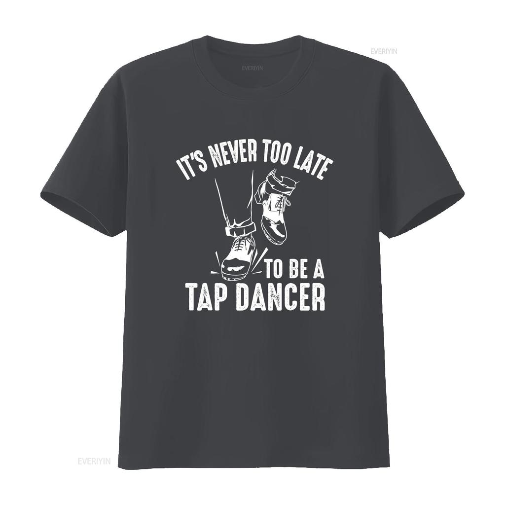 Tap Dance Lover Dancing Art Shoes Competition Dancer Teacher T Shirt Vintage Soft Graphic Comfortable Unisex Breathable