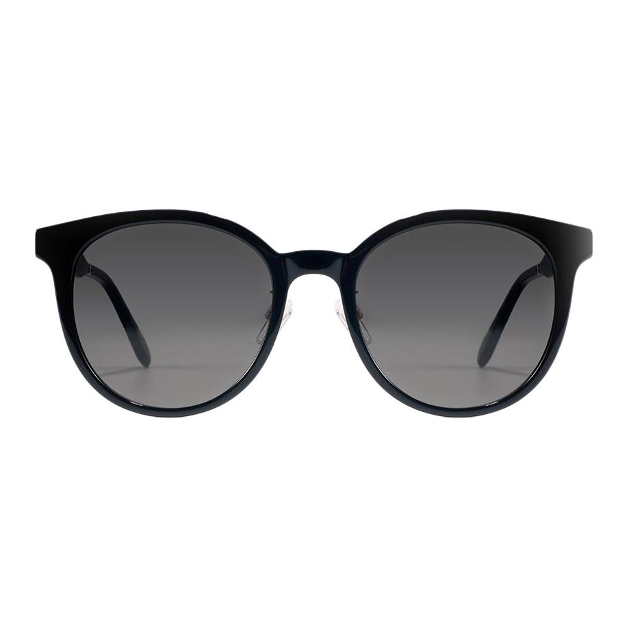 Vivienne Westwood Round Logo Sunglasses Unisex sunglasses Black VW5105-1-001 F,Black