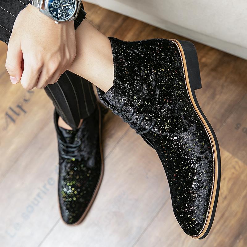 Newest Popular Mens Fashion Boots Office Dress Boots Men Youth Casual Pu Leather Shoes Party Club Boot For Men Pointed Toe Man Boot