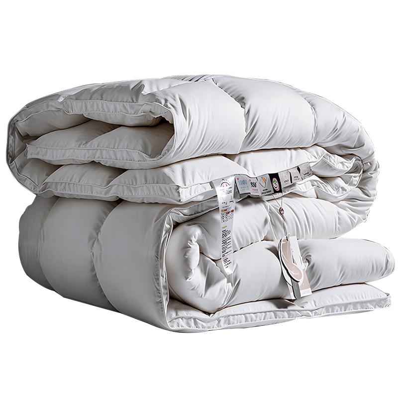 Зимнее одеяло Muji 100% из белого гусиного пуха 200x230cm белый