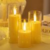 Flameless Candles LED Candle Light Soft Light Battery Operated Flickering Candle Electronic Candle for Romantic Ambiance