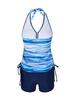 Two-piece Slim-fit Suspender Briefs Swimsuit