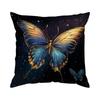 Butterfly Digital Print Craft Cushion Cover Peach Skin Velvet Room Home Sofa Living Office Car Simplicity Pillow Cover